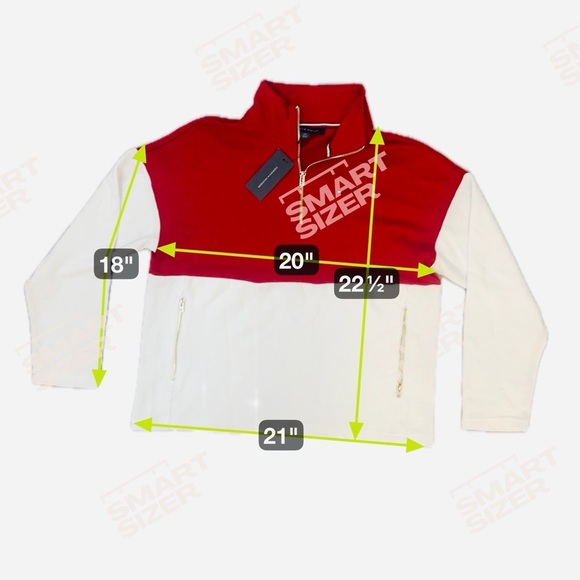 NWT Women Sm Color Block 1/4 Zip Sweatshirt Shacket Zippered MSRP $69.50 Preppy - Picture 5 of 5